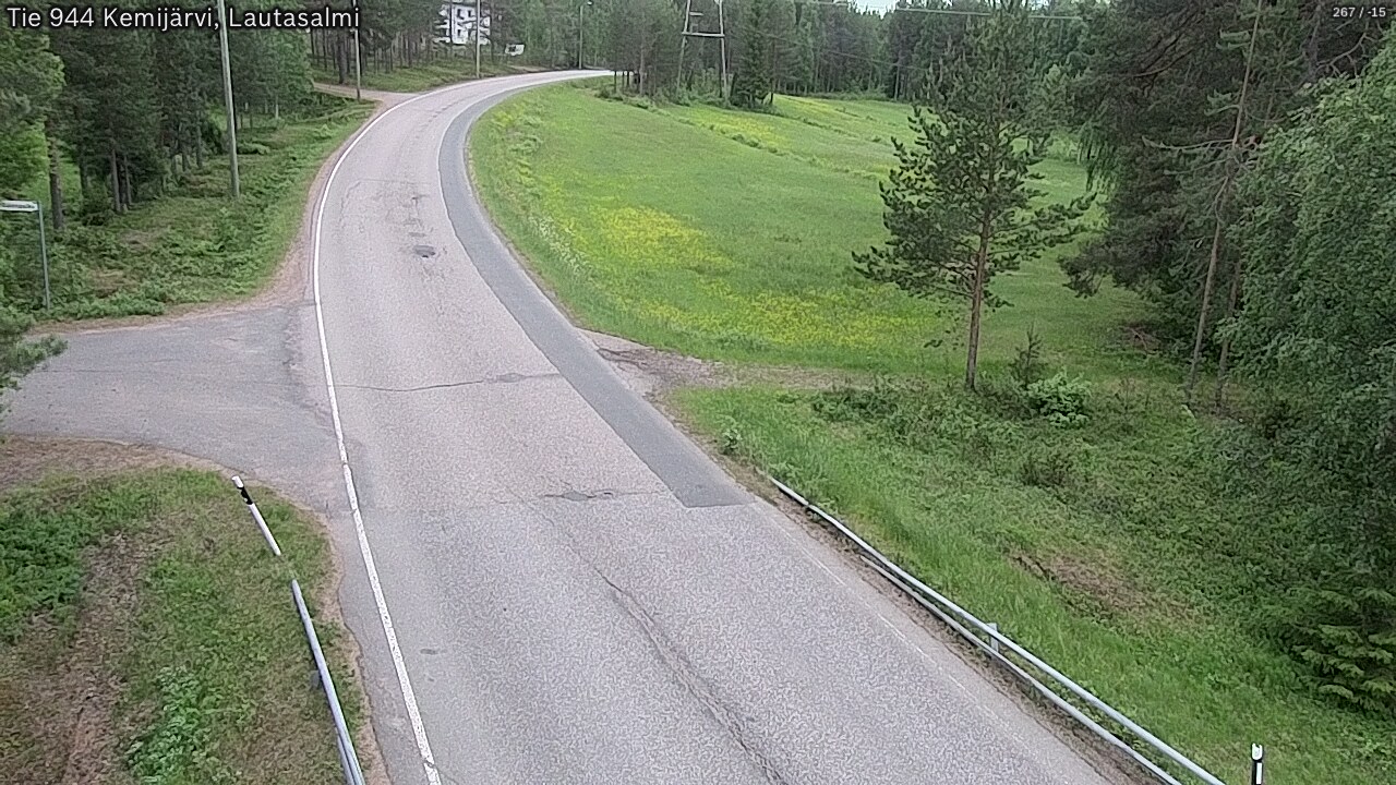 Kelikamerat Kuva Tie 944 Kemijärvi, Lautasalmi, Kemijärvi, Lappi