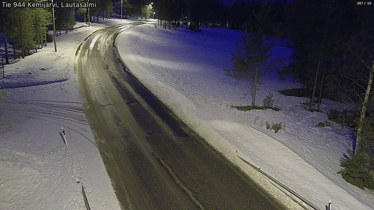 Kelikamerat Kuva Tie 944 Kemijärvi, Lautasalmi, Kemijärvi, Lappi