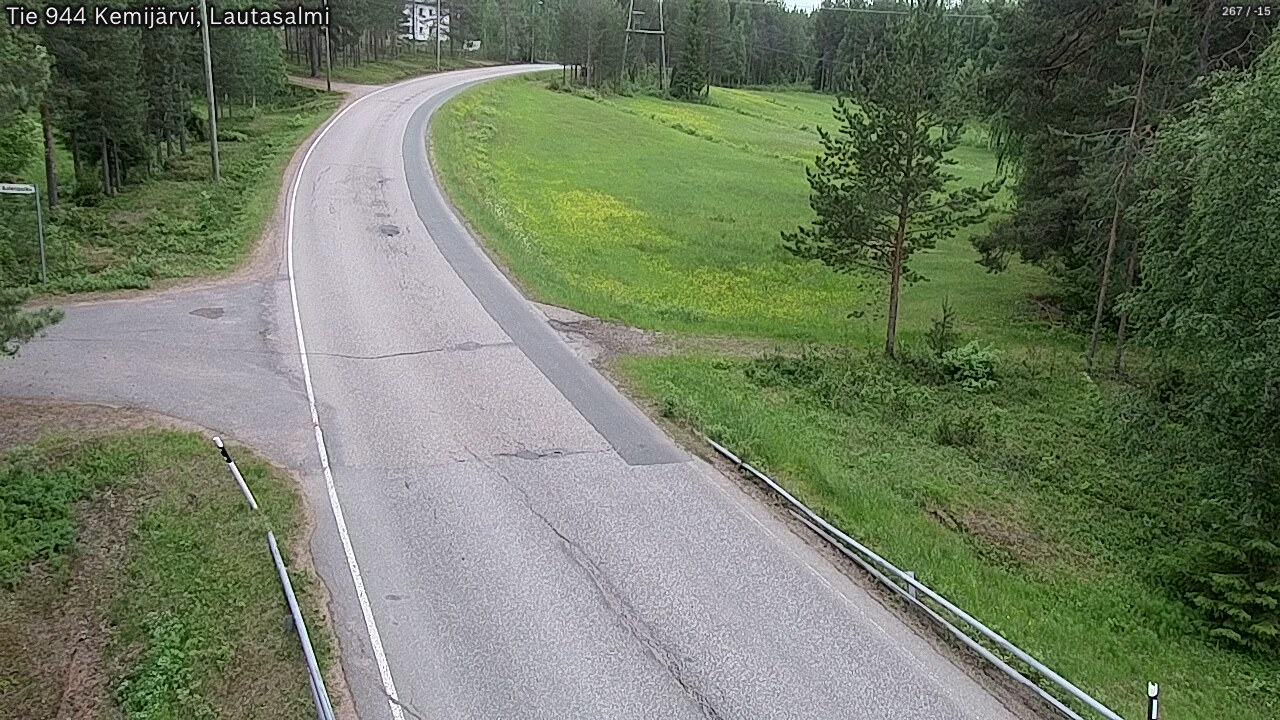 Kelikamerat Kuva Tie 944 Kemijärvi, Lautasalmi, Kemijärvi, Lappi
