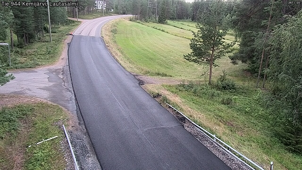 Weather Camera Image Road 944 Kemijärvi, Lautasalmi, Kemijärvi, Lappi