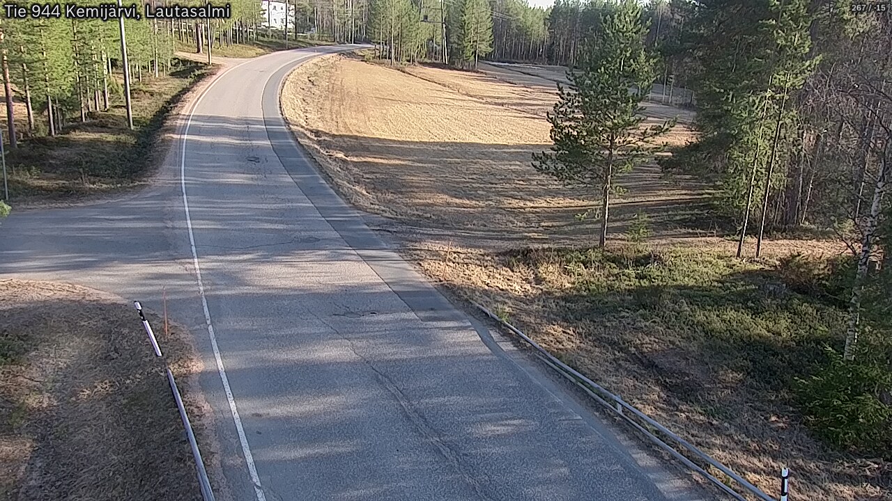 Weather Camera Image Väg 944 Kemijärvi, Lautasalmi, Kemijärvi, Lappi