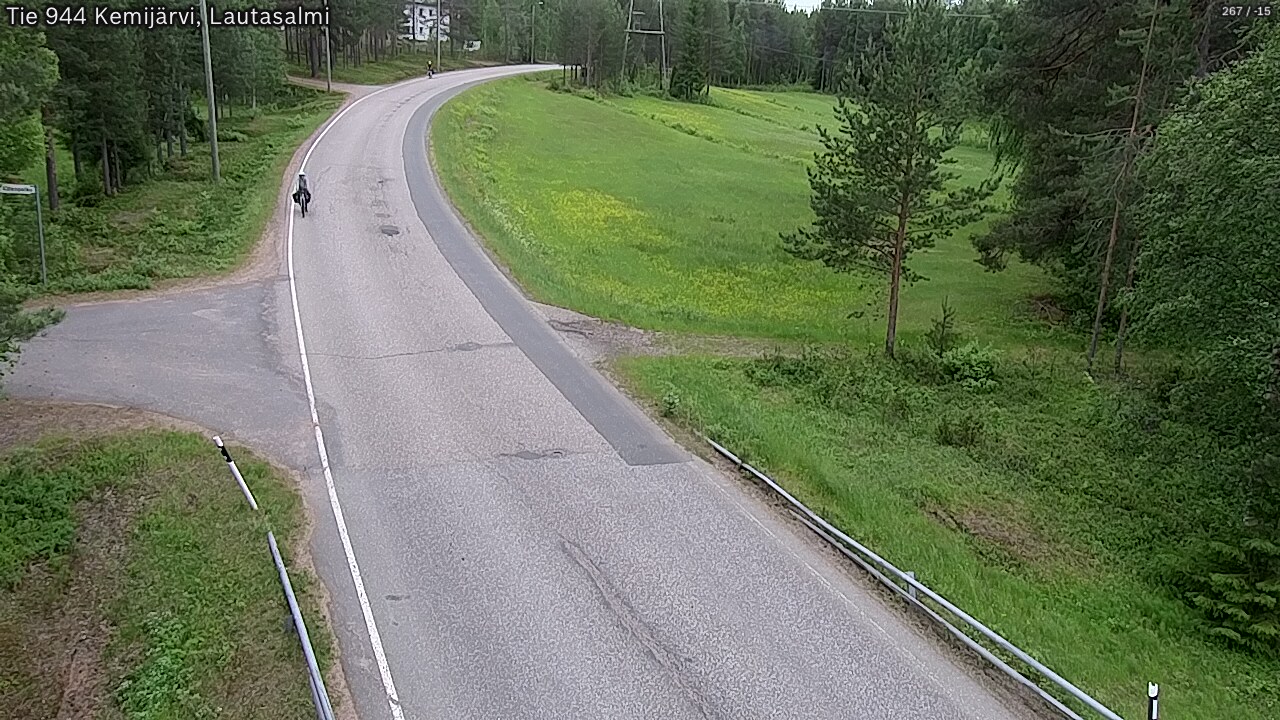 Weather Camera Image Road 944 Kemijärvi, Lautasalmi, Kemijärvi, Lappi