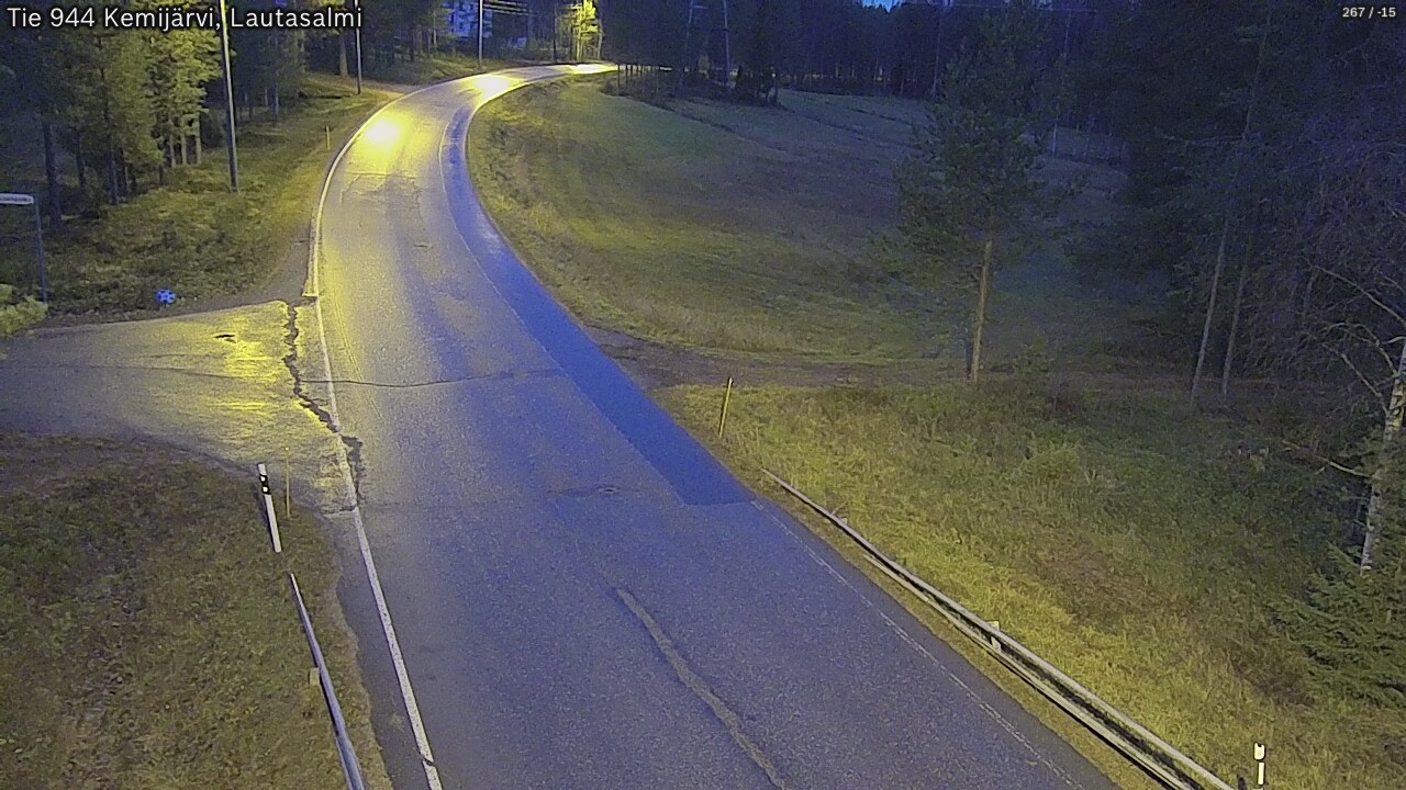 Kelikamerat Kuva Tie 944 Kemijärvi, Lautasalmi, Kemijärvi, Lappi