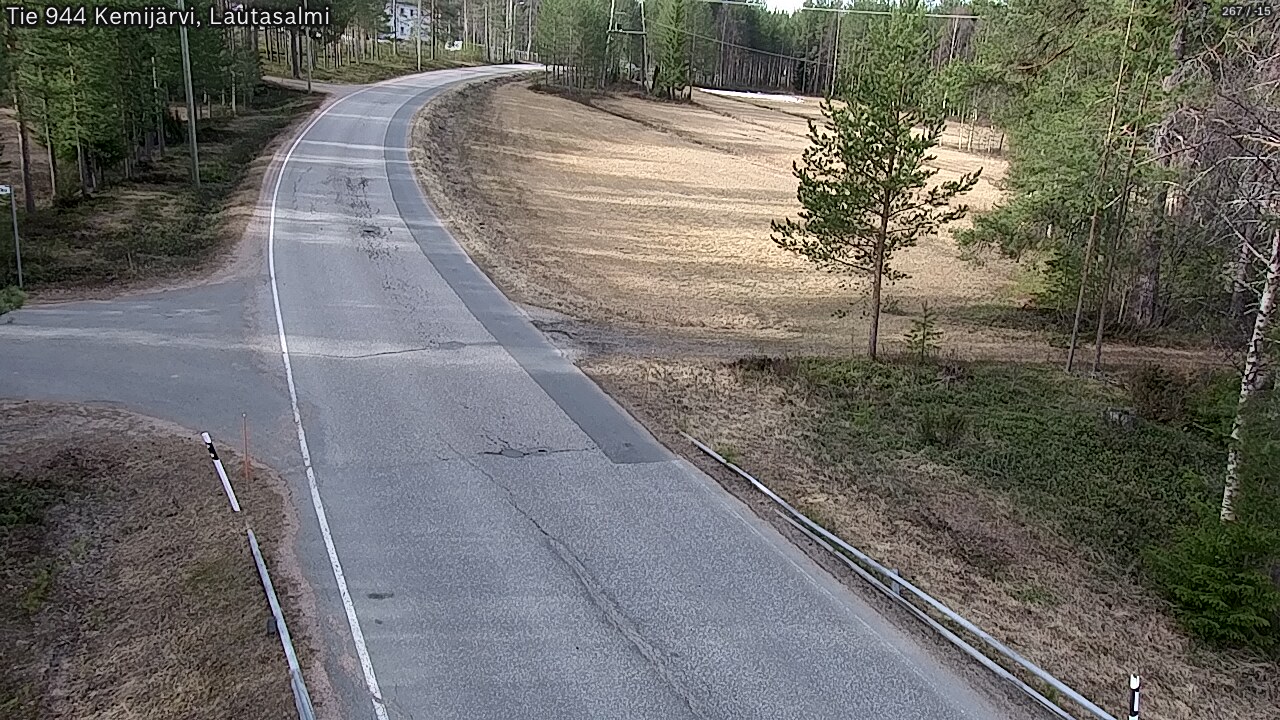 Weather Camera Image Väg 944 Kemijärvi, Lautasalmi, Kemijärvi, Lappi