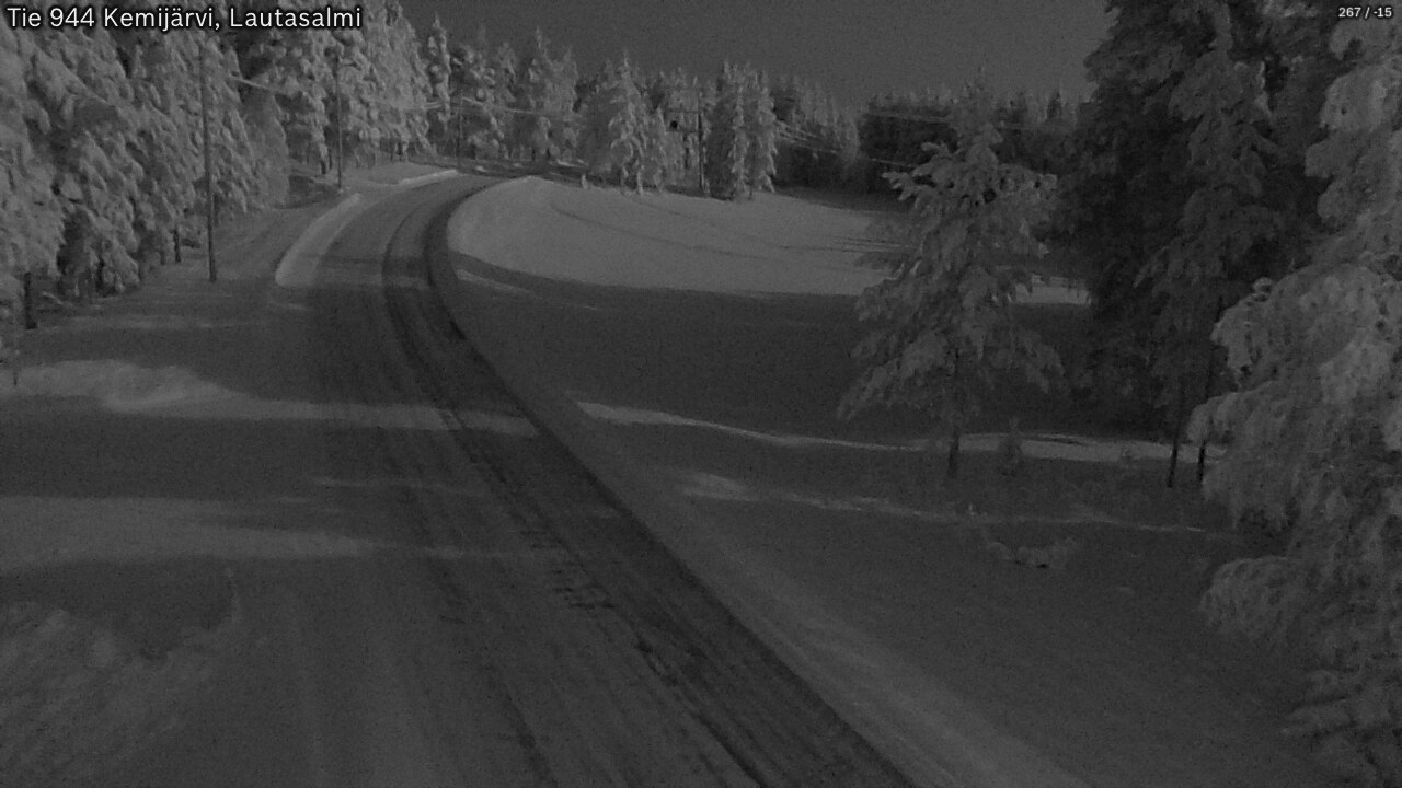 Kelikamerat Kuva Tie 944 Kemijärvi, Lautasalmi, Kemijärvi, Lappi