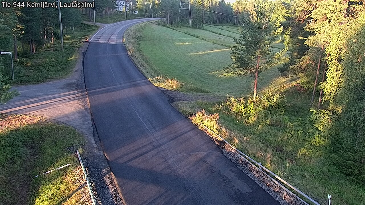 Weather Camera Image Road 944 Kemijärvi, Lautasalmi, Kemijärvi, Lappi