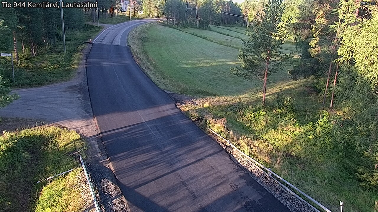 Weather Camera Image Road 944 Kemijärvi, Lautasalmi, Kemijärvi, Lappi