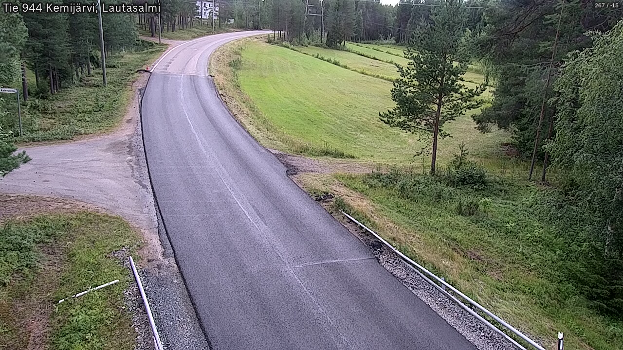 Weather Camera Image Road 944 Kemijärvi, Lautasalmi, Kemijärvi, Lappi