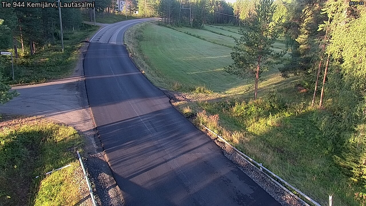Weather Camera Image Road 944 Kemijärvi, Lautasalmi, Kemijärvi, Lappi