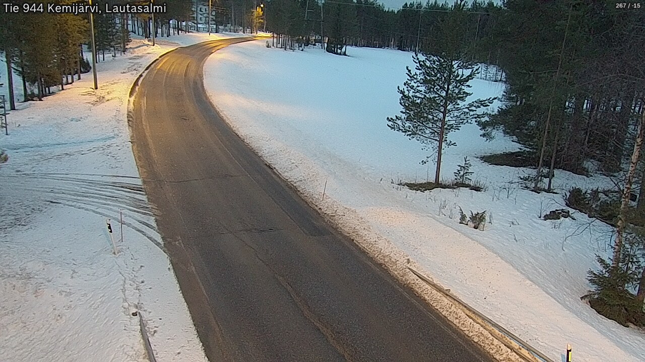 Kelikamerat Kuva Tie 944 Kemijärvi, Lautasalmi, Kemijärvi, Lappi