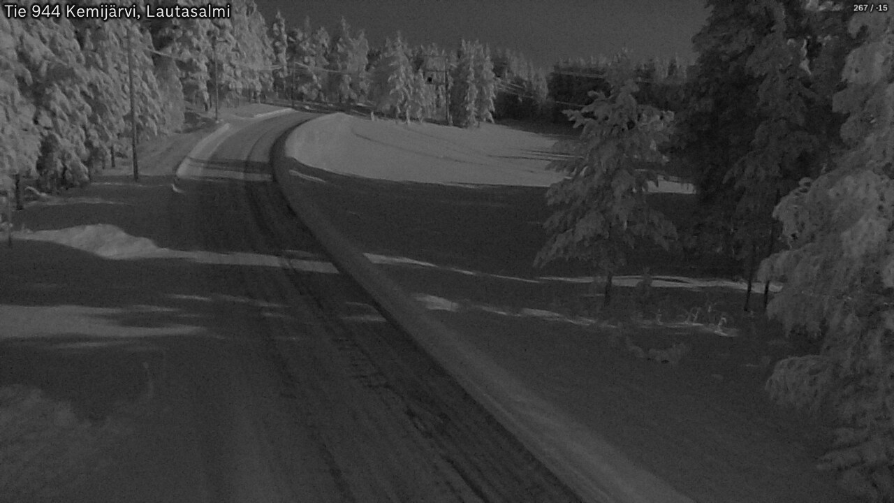 Kelikamerat Kuva Tie 944 Kemijärvi, Lautasalmi, Kemijärvi, Lappi