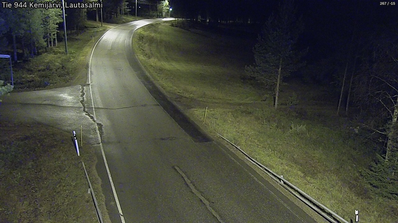 Kelikamerat Kuva Tie 944 Kemijärvi, Lautasalmi, Kemijärvi, Lappi