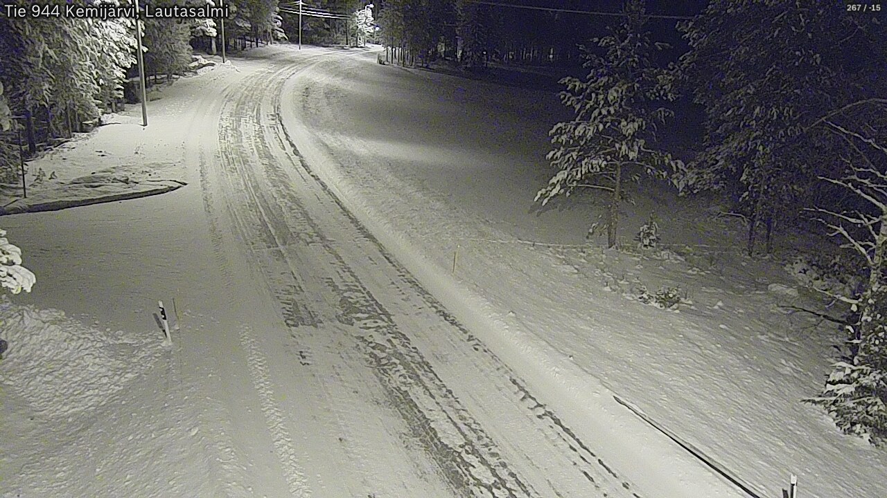 Kelikamerat Kuva Tie 944 Kemijärvi, Lautasalmi, Kemijärvi, Lappi