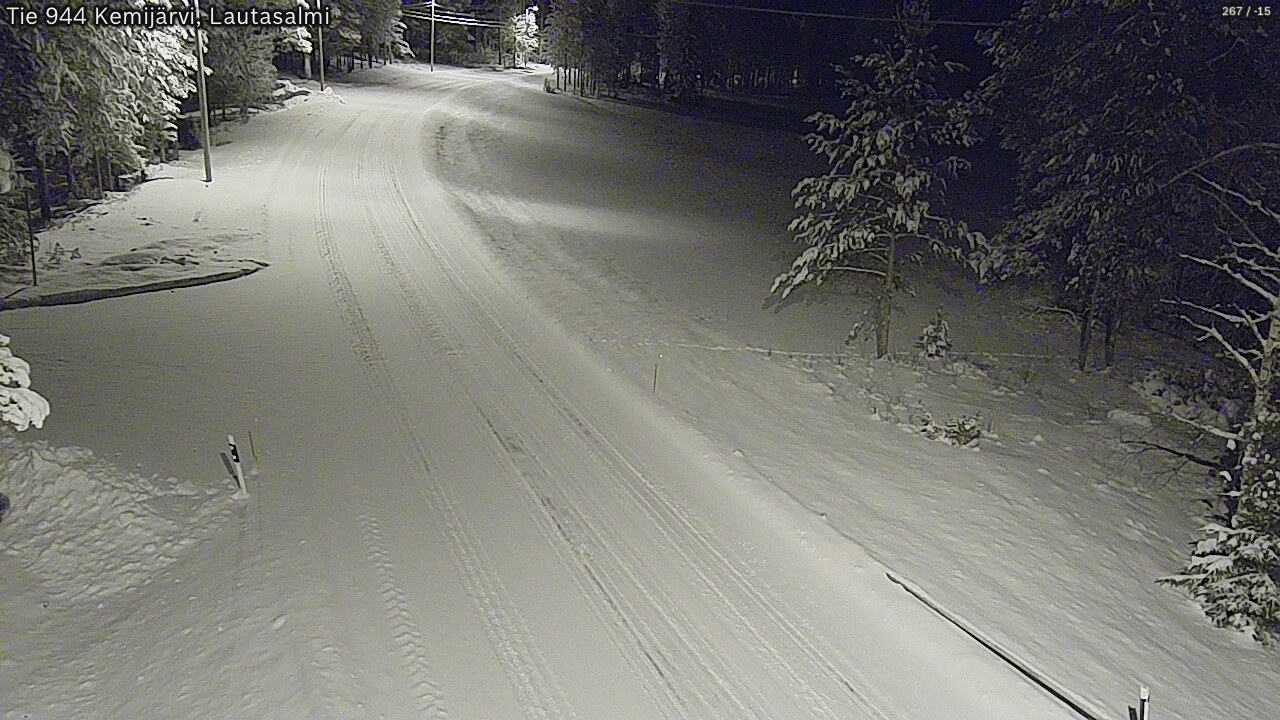 Kelikamerat Kuva Tie 944 Kemijärvi, Lautasalmi, Kemijärvi, Lappi