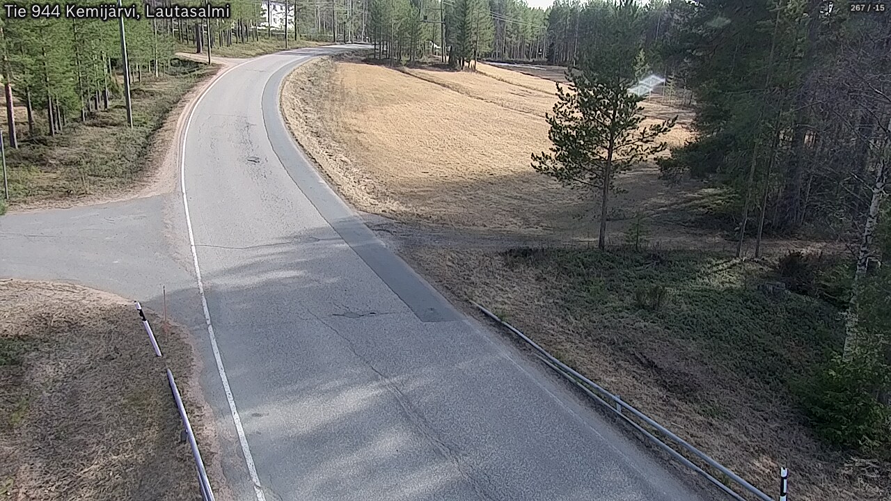 Weather Camera Image Väg 944 Kemijärvi, Lautasalmi, Kemijärvi, Lappi