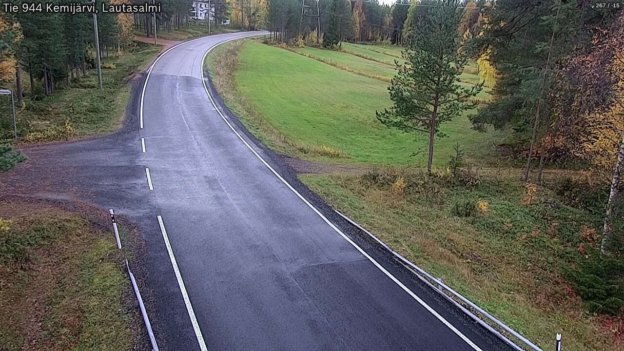Kelikamerat Kuva Tie 944 Kemijärvi, Lautasalmi, Kemijärvi, Lappi