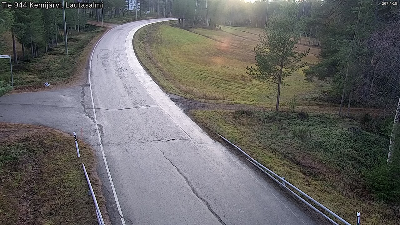 Kelikamerat Kuva Tie 944 Kemijärvi, Lautasalmi, Kemijärvi, Lappi