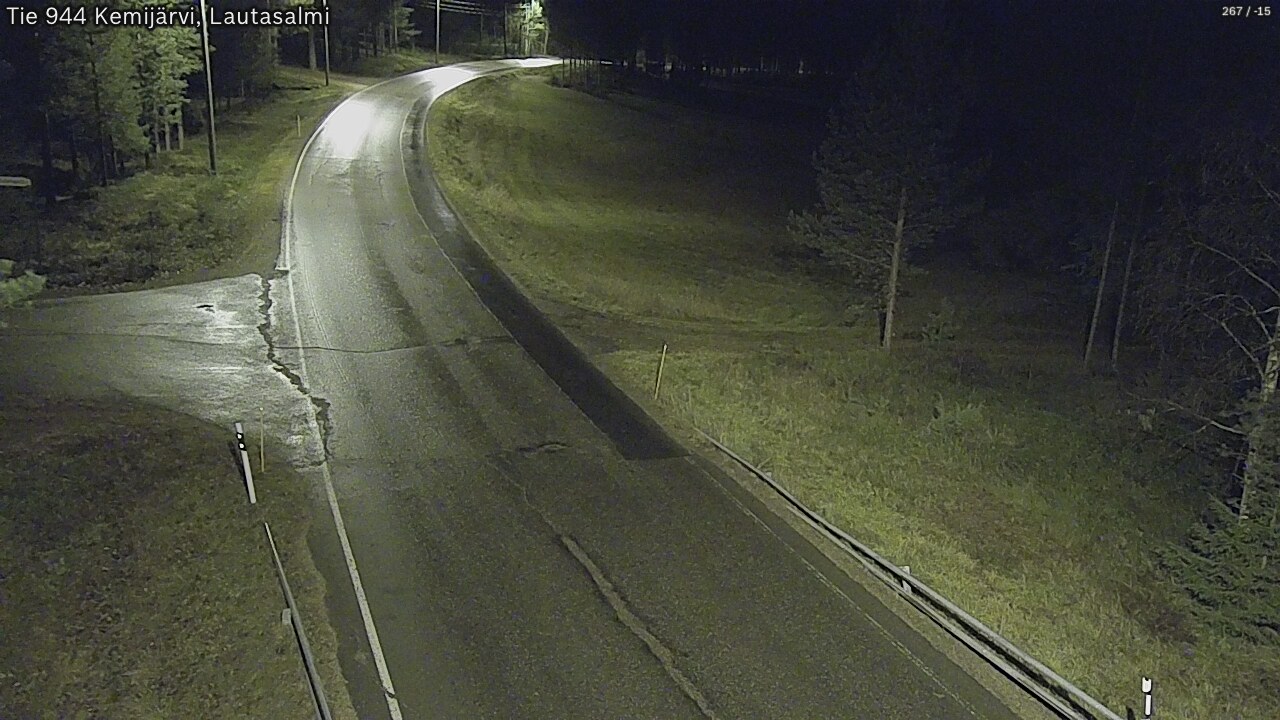 Kelikamerat Kuva Tie 944 Kemijärvi, Lautasalmi, Kemijärvi, Lappi