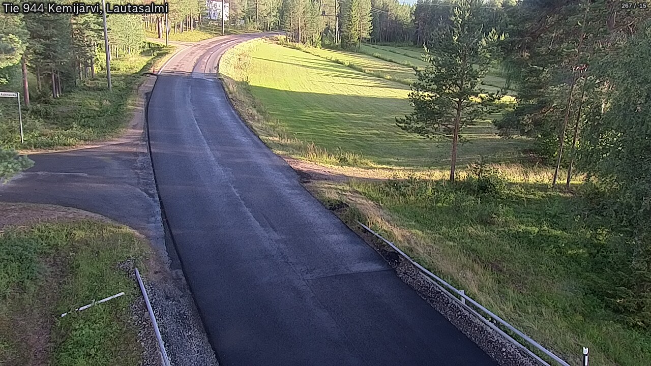 Weather Camera Image Road 944 Kemijärvi, Lautasalmi, Kemijärvi, Lappi
