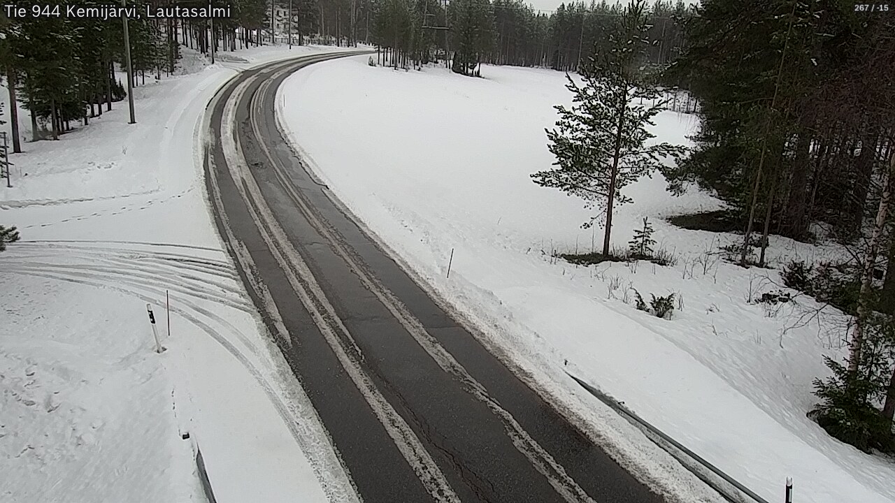 Kelikamerat Kuva Tie 944 Kemijärvi, Lautasalmi, Kemijärvi, Lappi