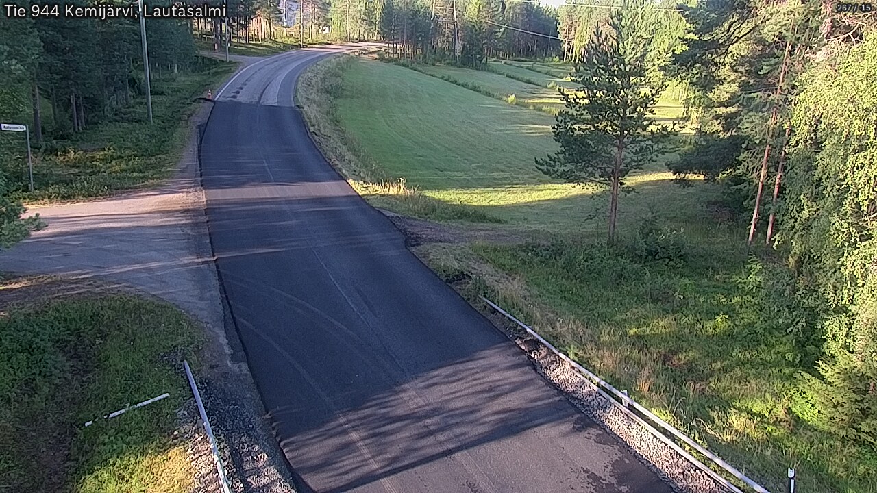 Weather Camera Image Road 944 Kemijärvi, Lautasalmi, Kemijärvi, Lappi