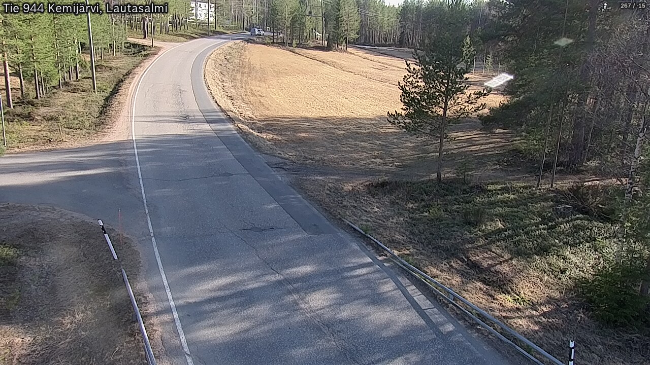Weather Camera Image Väg 944 Kemijärvi, Lautasalmi, Kemijärvi, Lappi