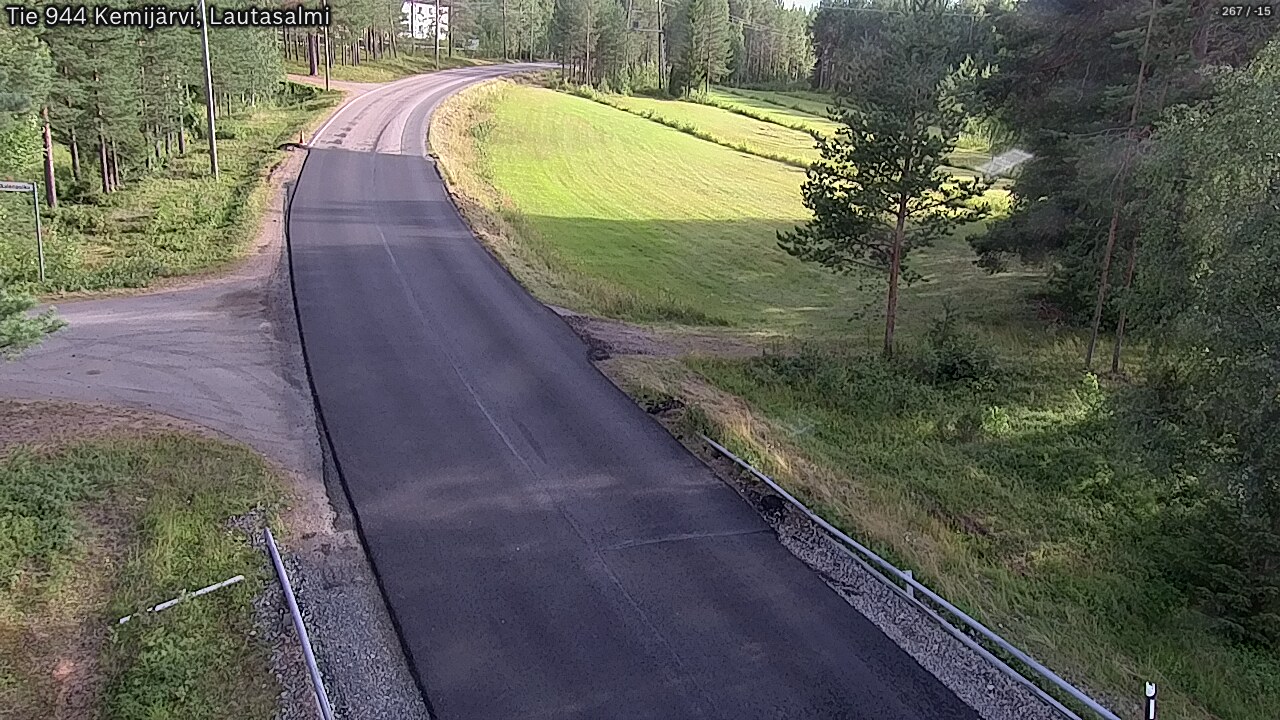 Weather Camera Image Road 944 Kemijärvi, Lautasalmi, Kemijärvi, Lappi
