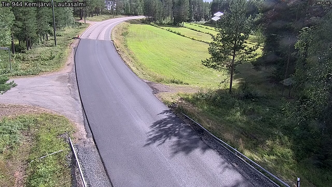 Weather Camera Image Road 944 Kemijärvi, Lautasalmi, Kemijärvi, Lappi