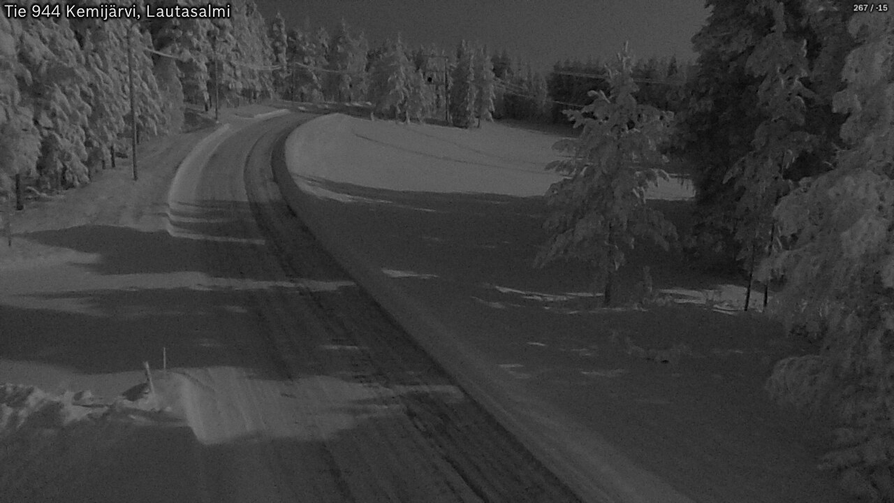 Kelikamerat Kuva Tie 944 Kemijärvi, Lautasalmi, Kemijärvi, Lappi