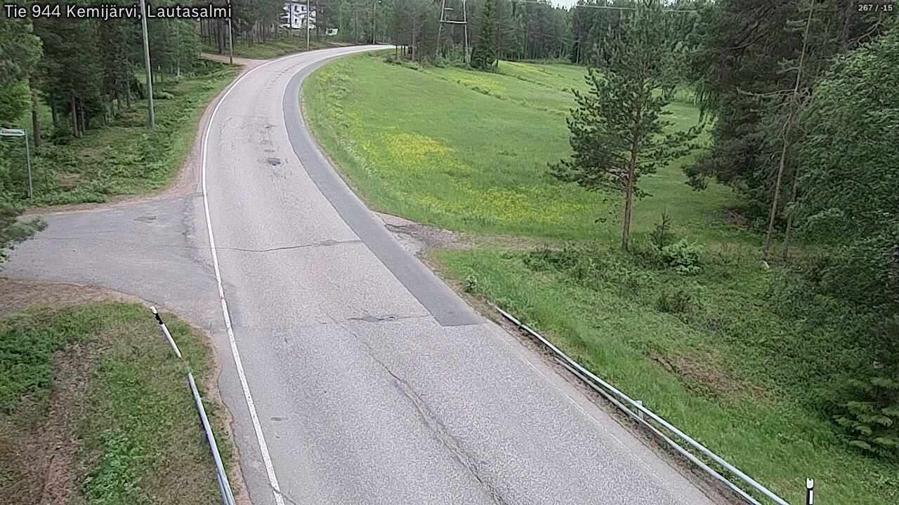 Kelikamerat Kuva Tie 944 Kemijärvi, Lautasalmi, Kemijärvi, Lappi