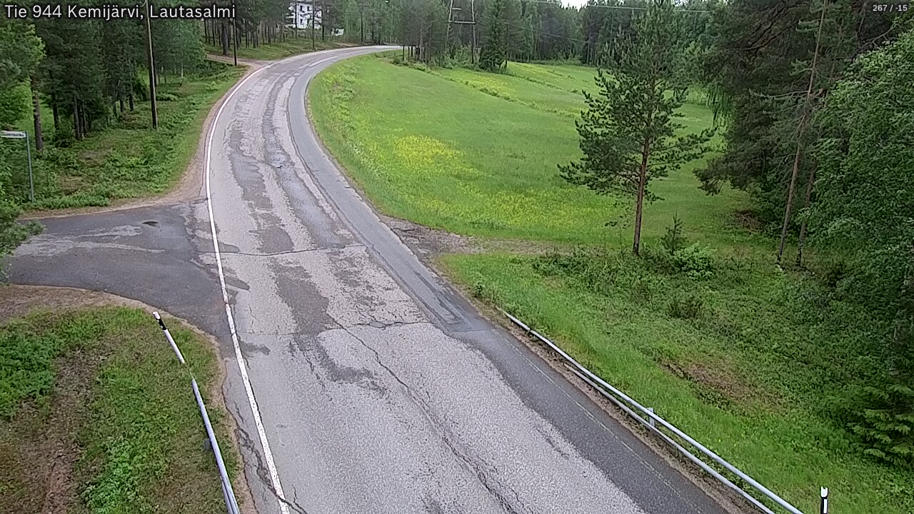 Kelikamerat Kuva Tie 944 Kemijärvi, Lautasalmi, Kemijärvi, Lappi