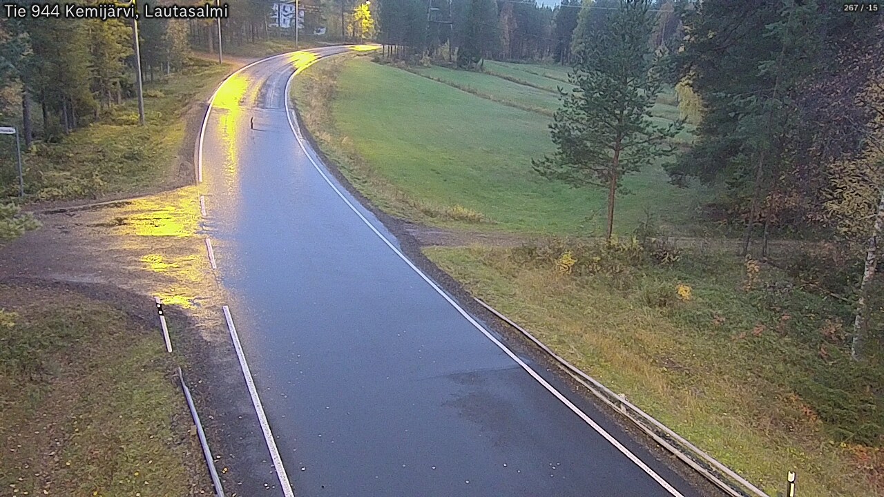 Kelikamerat Kuva Tie 944 Kemijärvi, Lautasalmi, Kemijärvi, Lappi
