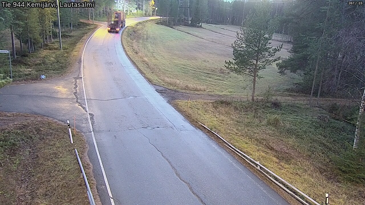 Kelikamerat Kuva Tie 944 Kemijärvi, Lautasalmi, Kemijärvi, Lappi