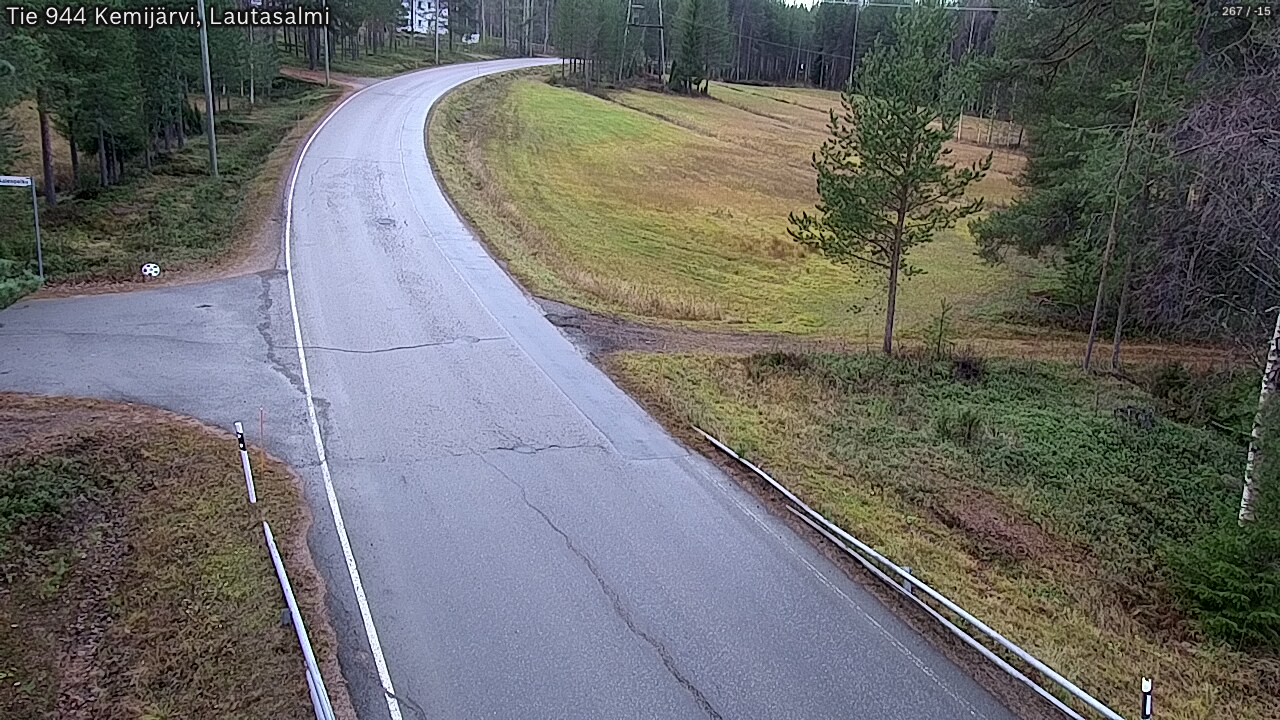 Kelikamerat Kuva Tie 944 Kemijärvi, Lautasalmi, Kemijärvi, Lappi
