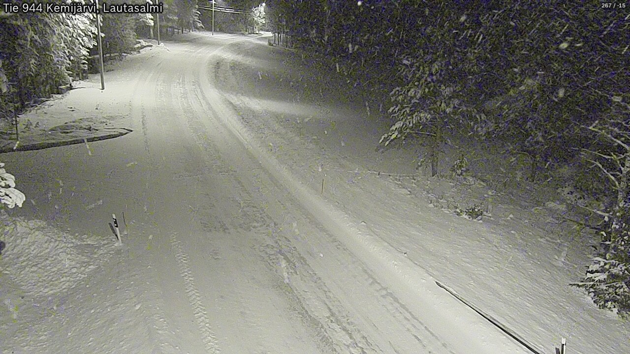 Kelikamerat Kuva Tie 944 Kemijärvi, Lautasalmi, Kemijärvi, Lappi