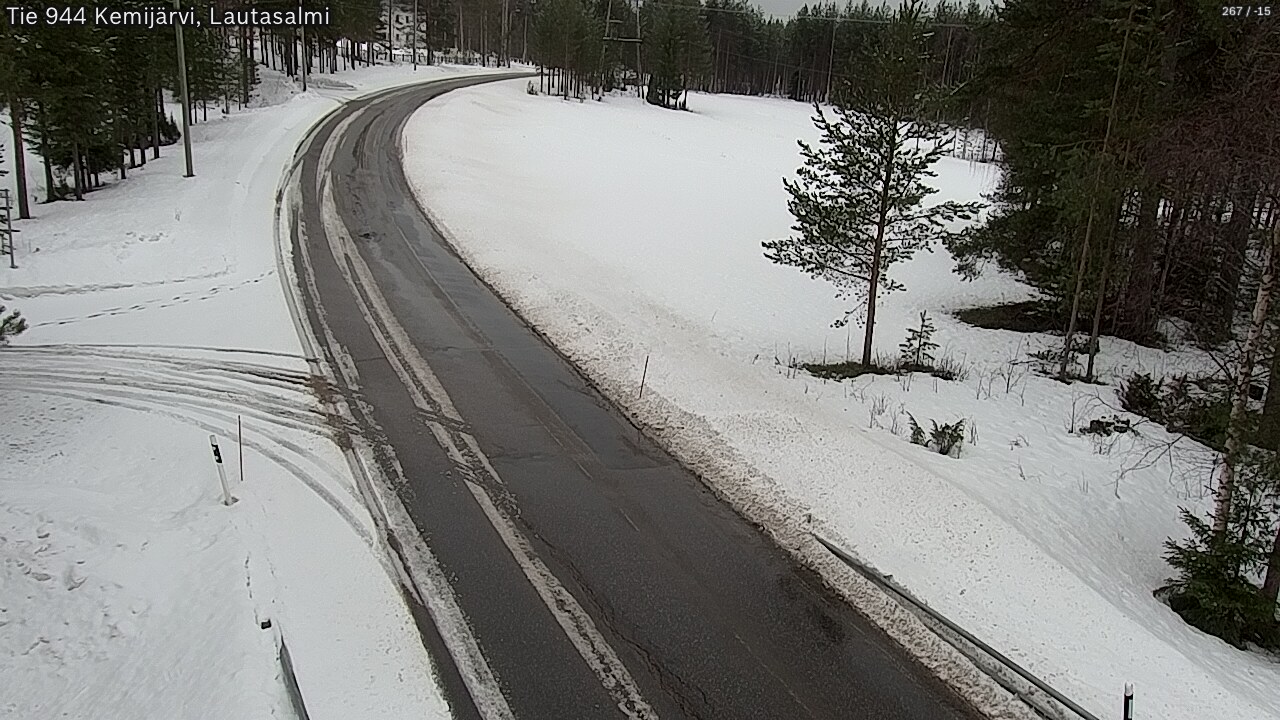 Kelikamerat Kuva Tie 944 Kemijärvi, Lautasalmi, Kemijärvi, Lappi