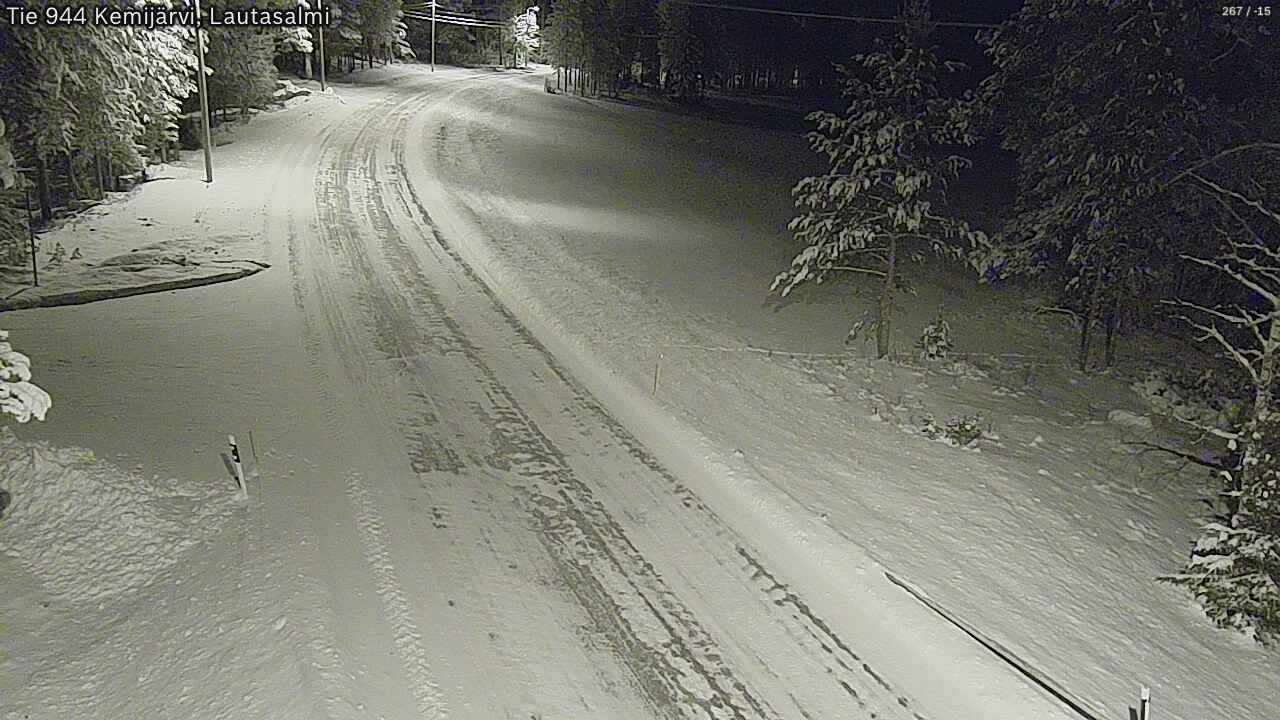 Kelikamerat Kuva Tie 944 Kemijärvi, Lautasalmi, Kemijärvi, Lappi