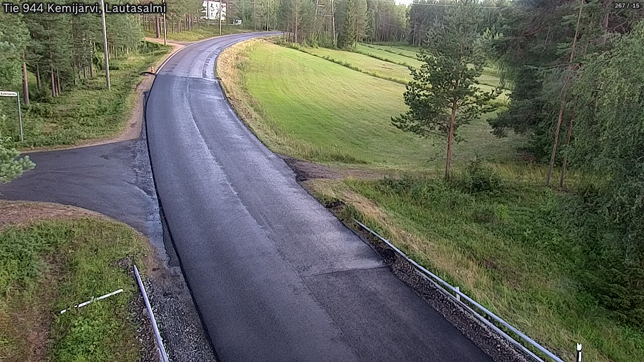 Weather Camera Image Road 944 Kemijärvi, Lautasalmi, Kemijärvi, Lappi