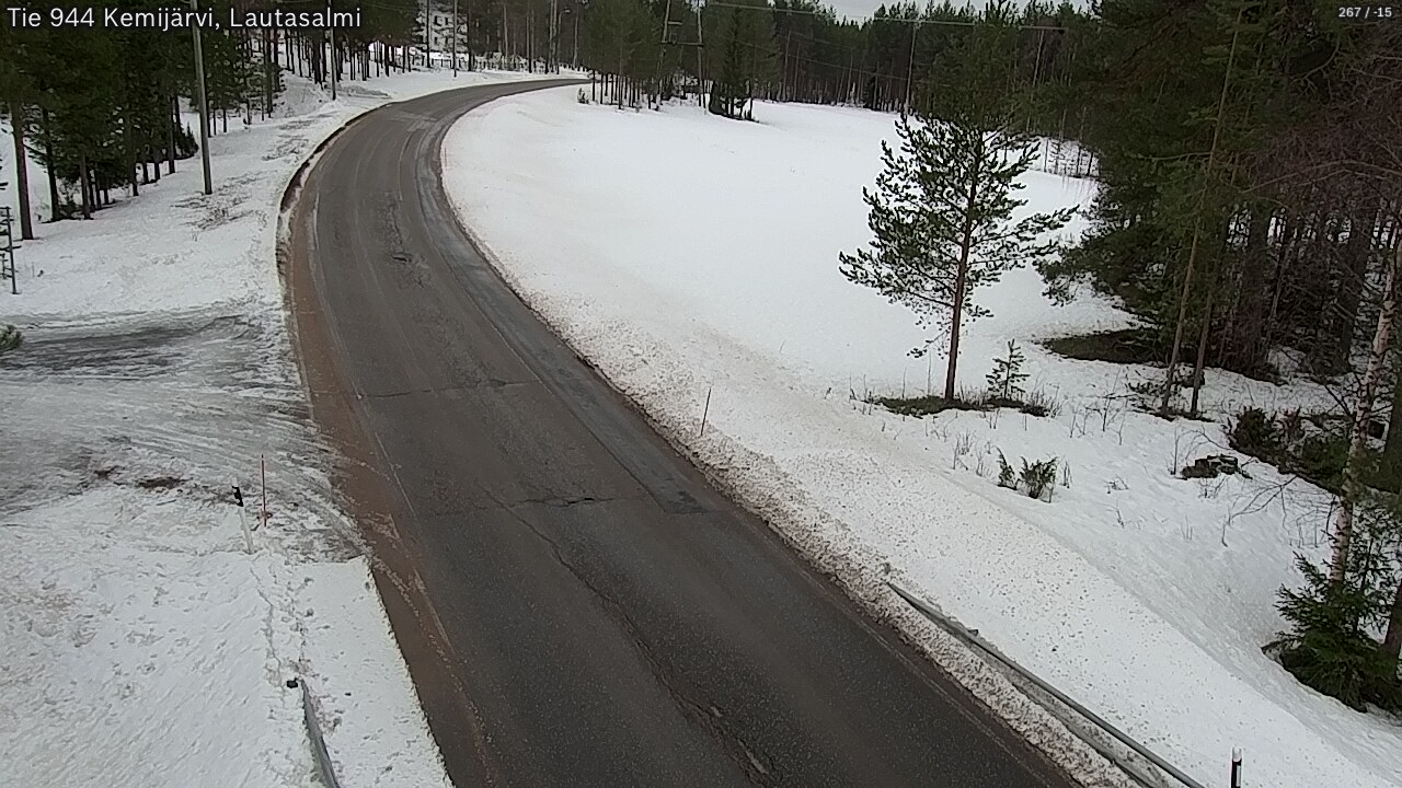 Kelikamerat Kuva Tie 944 Kemijärvi, Lautasalmi, Kemijärvi, Lappi