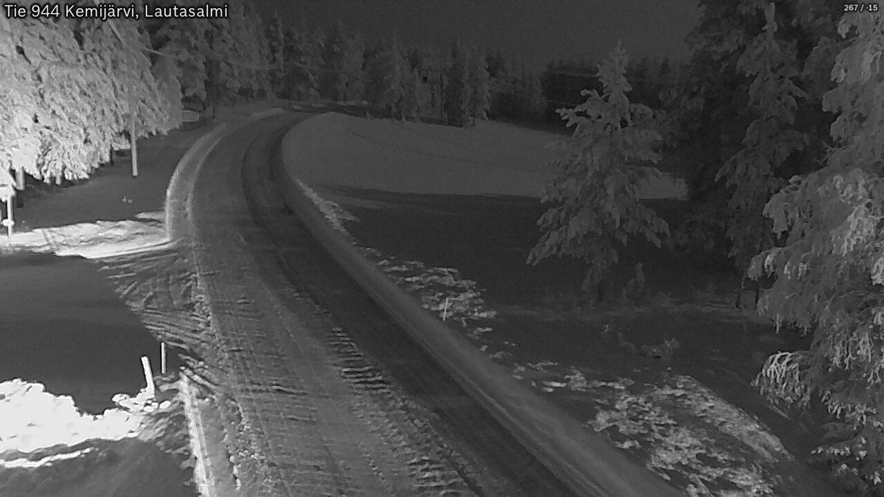 Kelikamerat Kuva Tie 944 Kemijärvi, Lautasalmi, Kemijärvi, Lappi