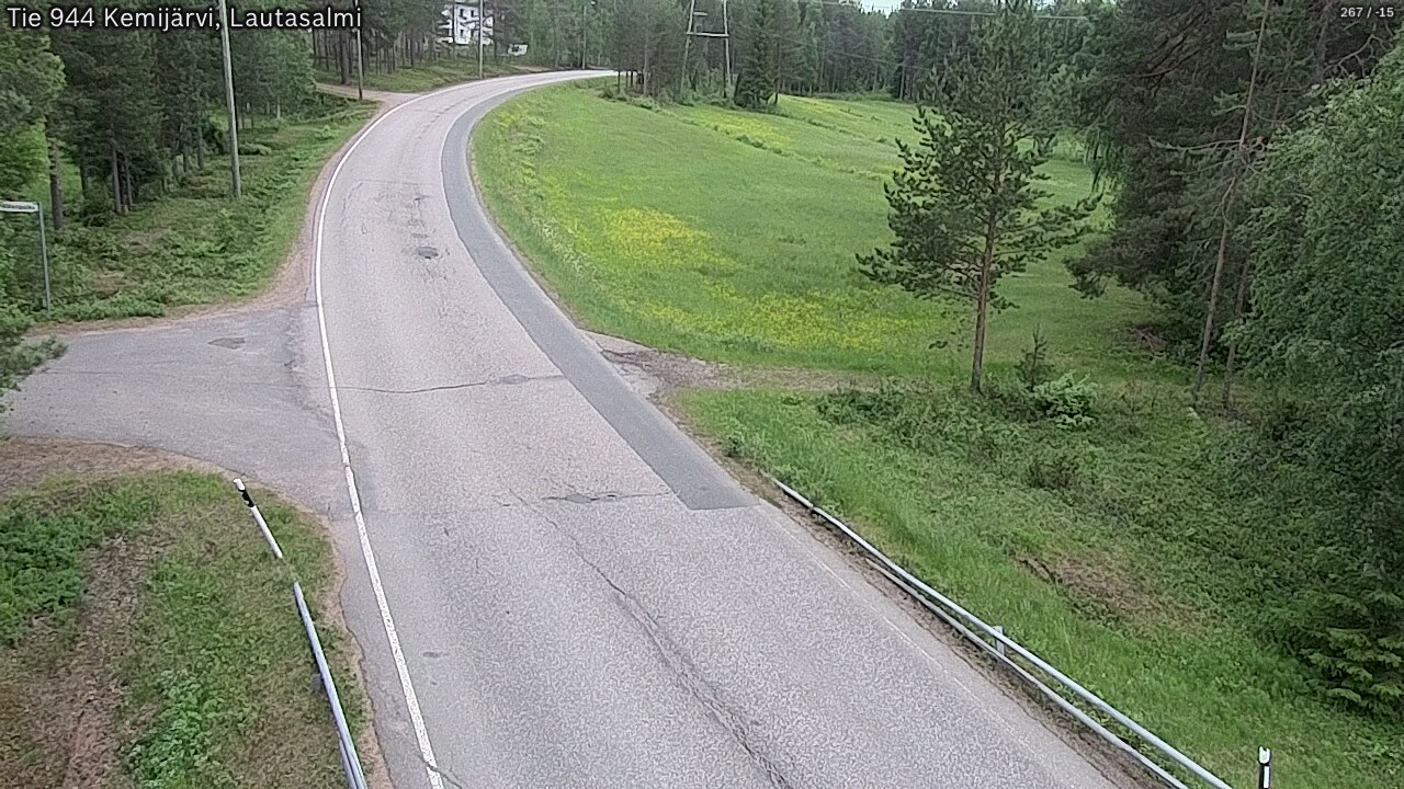 Kelikamerat Kuva Tie 944 Kemijärvi, Lautasalmi, Kemijärvi, Lappi