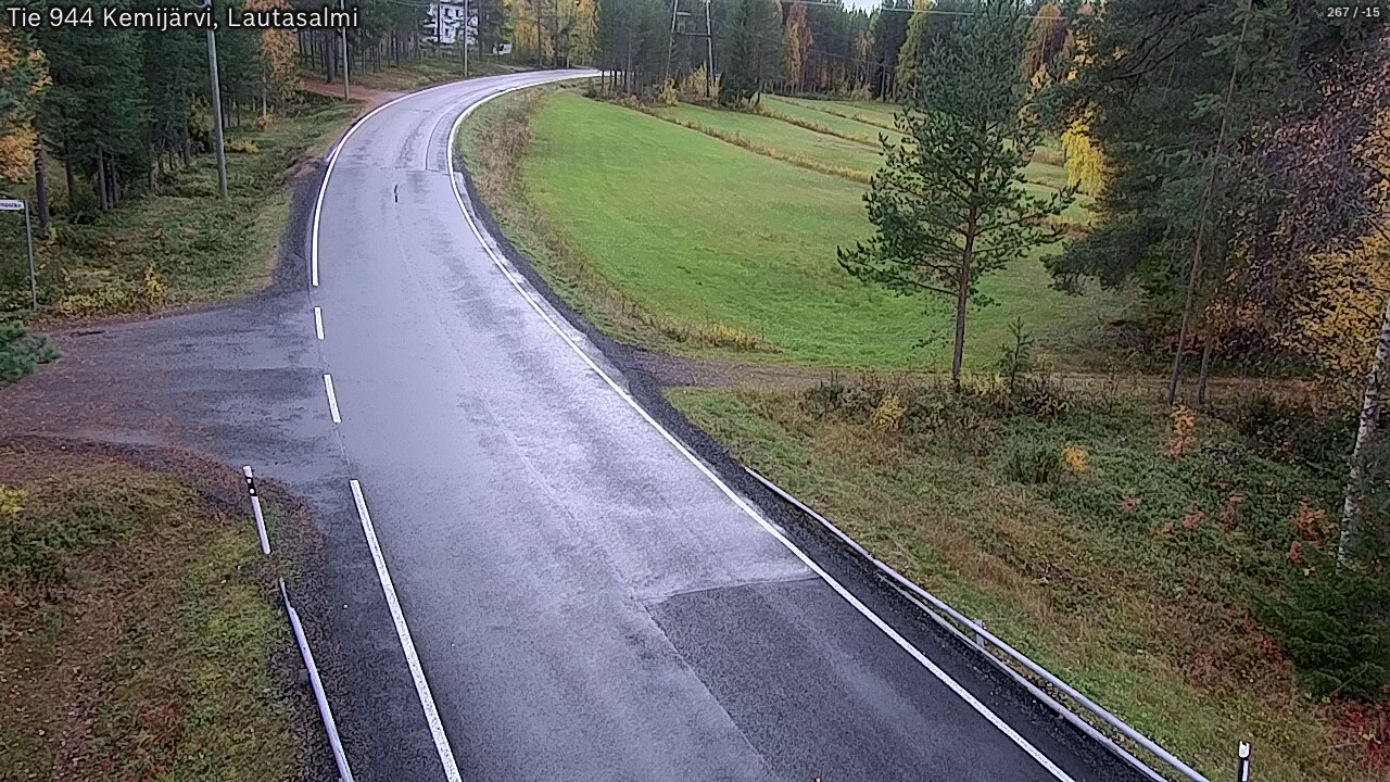 Kelikamerat Kuva Tie 944 Kemijärvi, Lautasalmi, Kemijärvi, Lappi