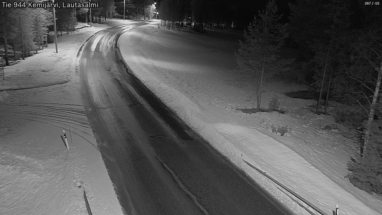 Kelikamerat Kuva Tie 944 Kemijärvi, Lautasalmi, Kemijärvi, Lappi