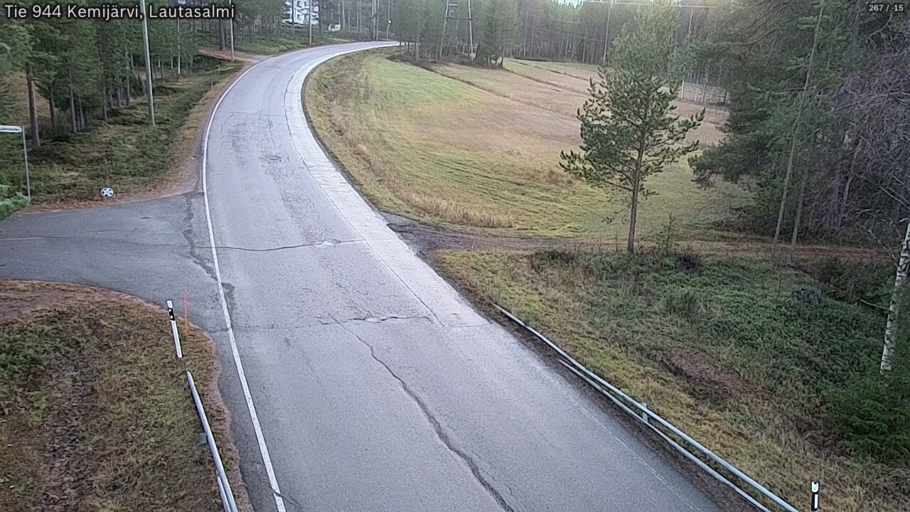 Kelikamerat Kuva Tie 944 Kemijärvi, Lautasalmi, Kemijärvi, Lappi