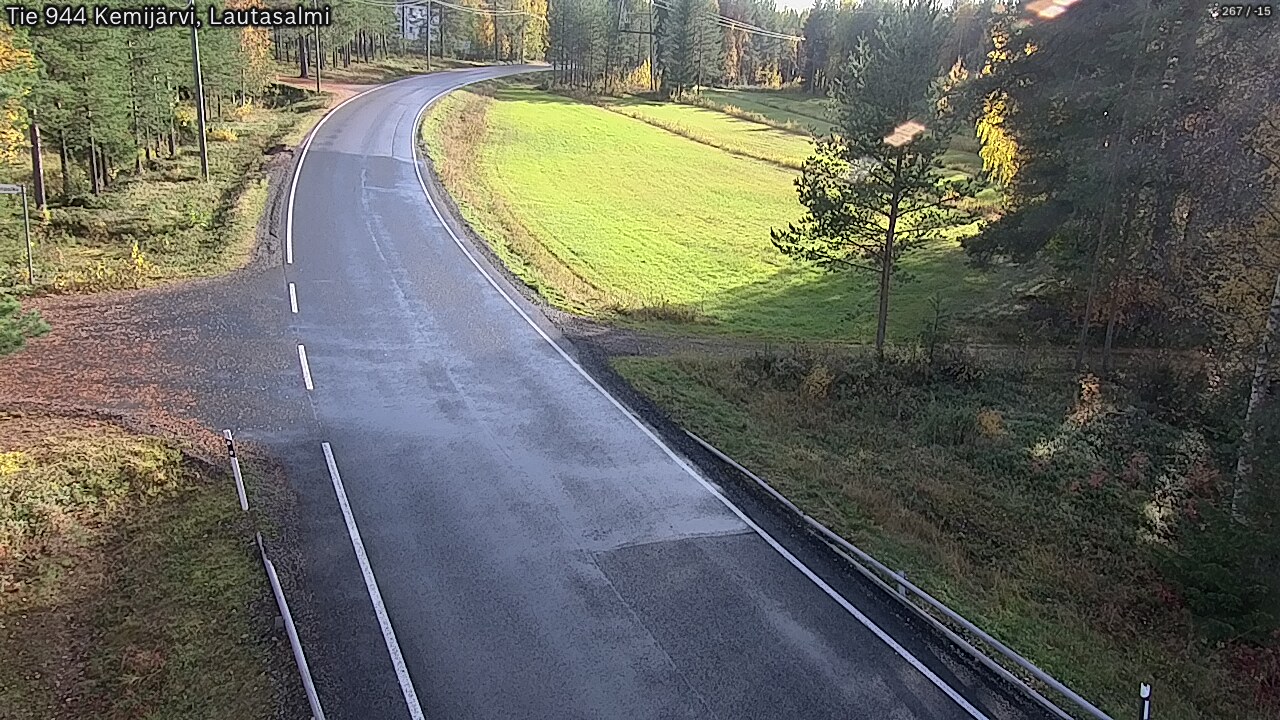 Kelikamerat Kuva Tie 944 Kemijärvi, Lautasalmi, Kemijärvi, Lappi