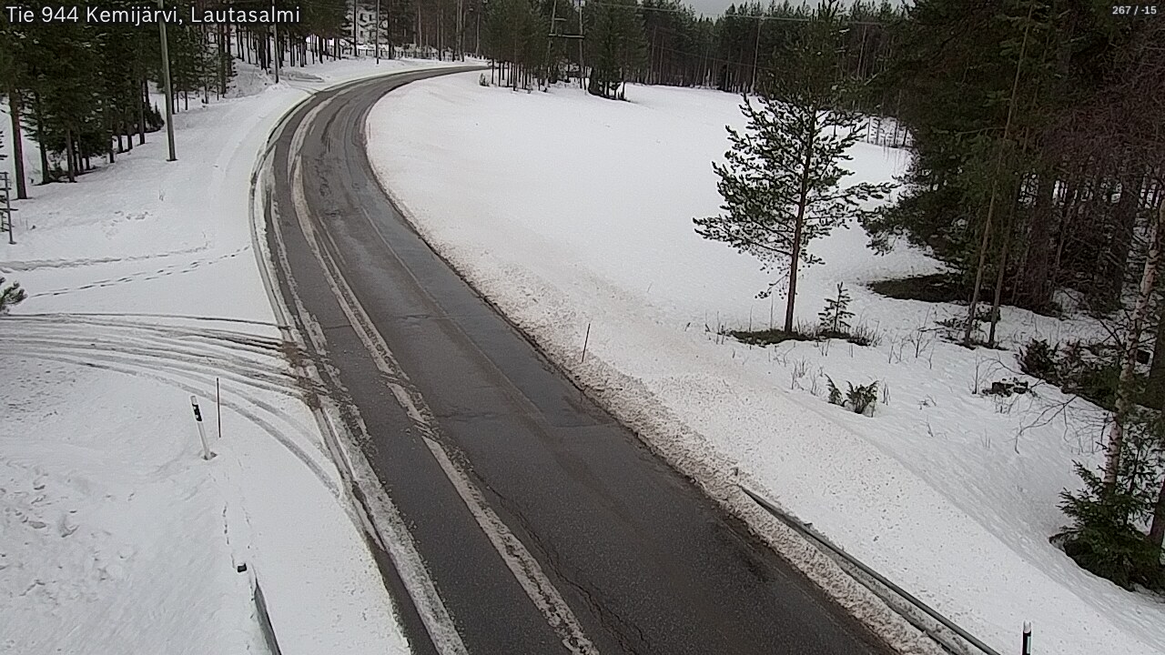 Kelikamerat Kuva Tie 944 Kemijärvi, Lautasalmi, Kemijärvi, Lappi