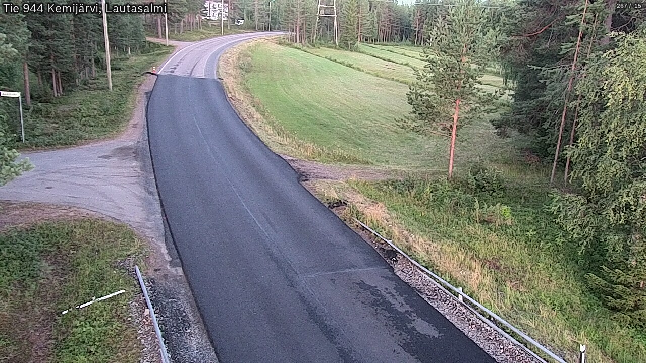 Weather Camera Image Road 944 Kemijärvi, Lautasalmi, Kemijärvi, Lappi