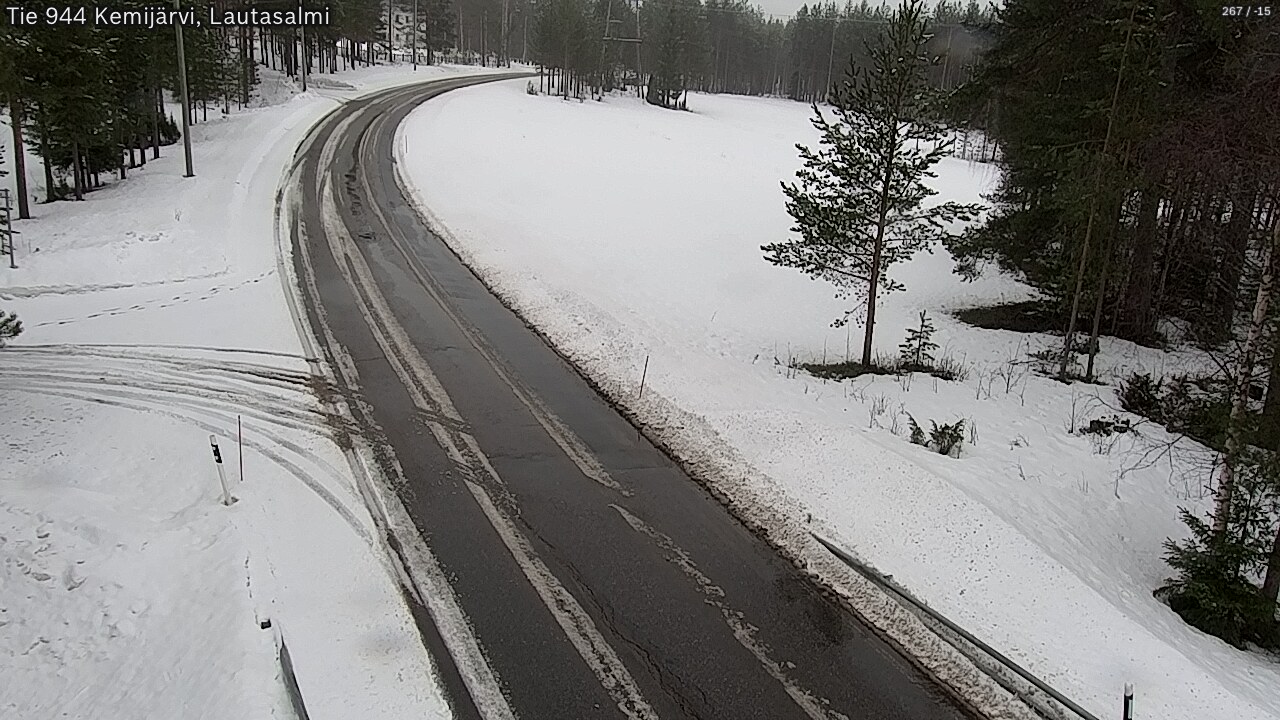 Kelikamerat Kuva Tie 944 Kemijärvi, Lautasalmi, Kemijärvi, Lappi