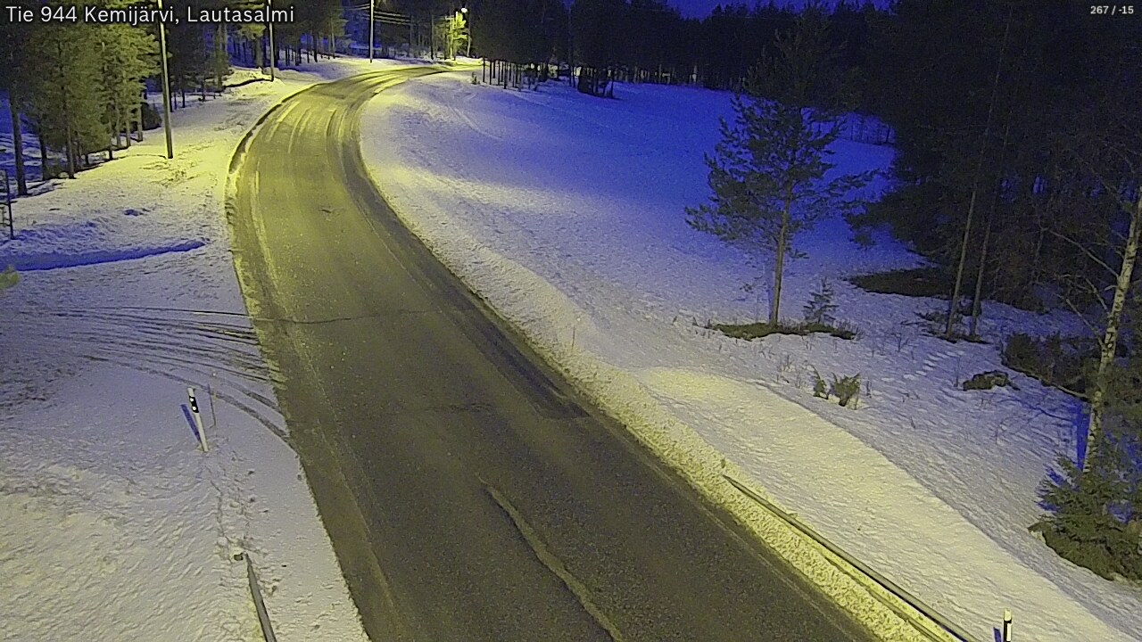 Kelikamerat Kuva Tie 944 Kemijärvi, Lautasalmi, Kemijärvi, Lappi