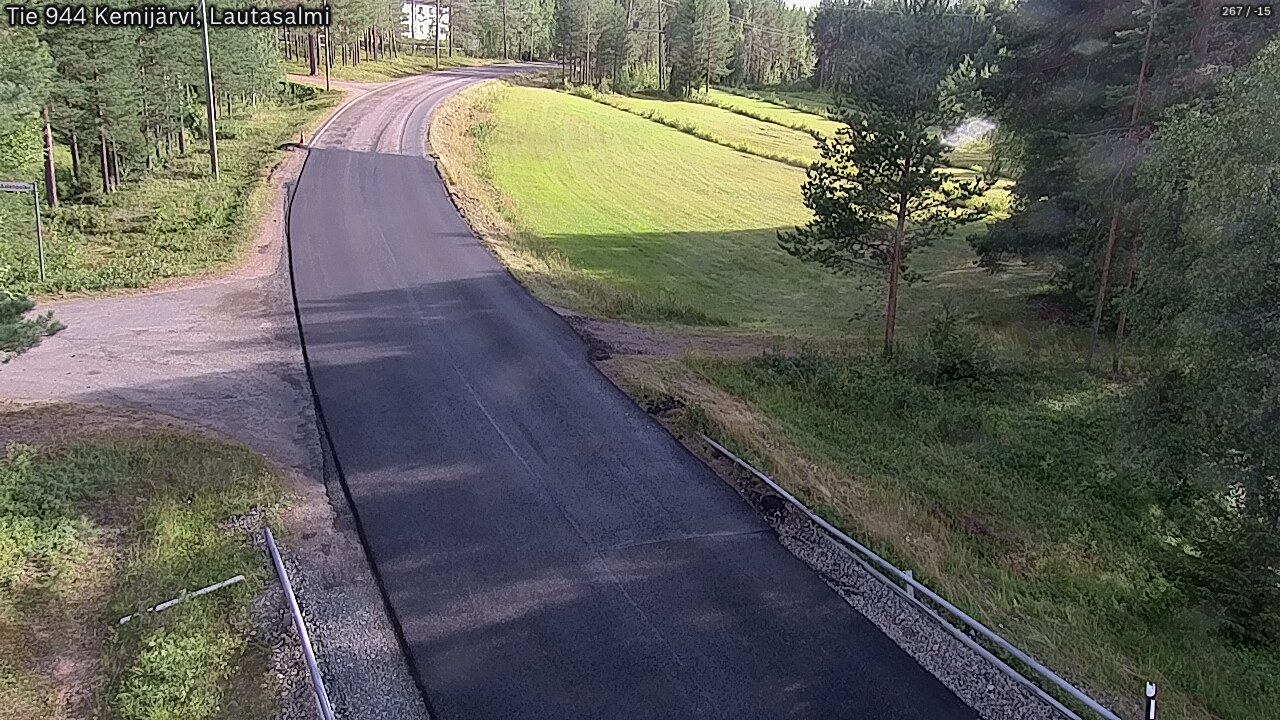 Weather Camera Image Road 944 Kemijärvi, Lautasalmi, Kemijärvi, Lappi